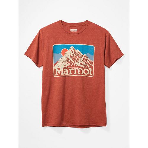 Marmot Mountain Peaks Clothes - Mens T-Shirts Multicolor CA5721386 Canada